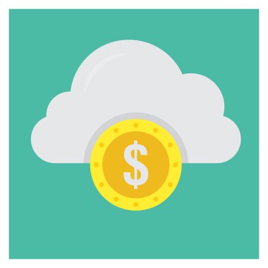 Depolama & doları için İş Yönetimi Düz simgesi 