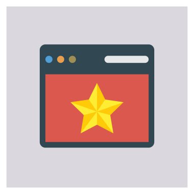 Web sayfası & tarayıcısı için İş Yönetimi Düz simgesi 