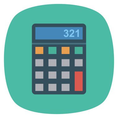 İş Yönetimi Düzlüğü simgesi. hesap makinesi