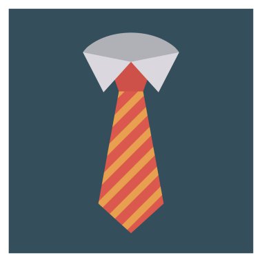 Kravat & elbise için İş Yönetimi Düz simgesi 