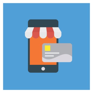 Kredi & kartı için İş Yönetimi Düz simgesi 