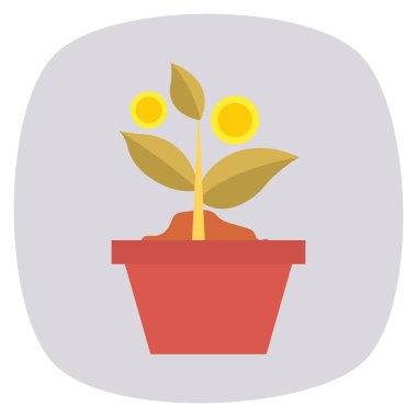 İş Yönetimi Düzlüğü simgesi. bitki