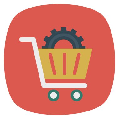 İş ve yönetim dairesi ikonu. çizelge