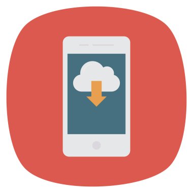 İş ve yönetim dairesi ikonu. bulut teknolojisi