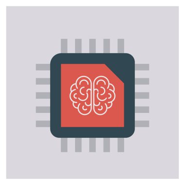 İşlemci & çipi için İşletme Yönetimi Düz simgesi