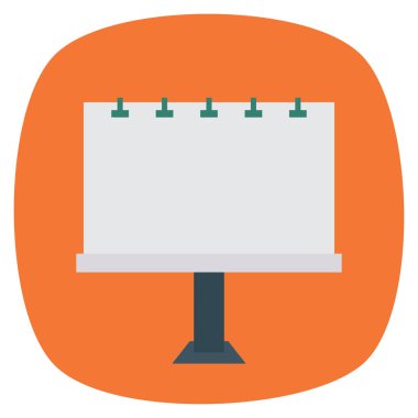 İş ve yönetim dairesi ikonu. tahta