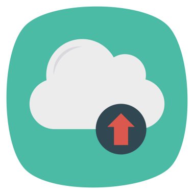 İş ve yönetim dairesi ikonu. bulut teknolojisi