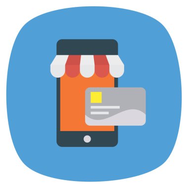 İş ve yönetim dairesi ikonu. çevrimiçi alışveriş