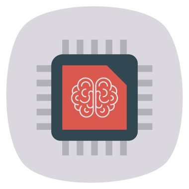 İşlemci & çipi için İşletme Yönetimi Düz simgesi