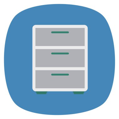 Depolama & kabine için İş Yönetimi Düz simgesi