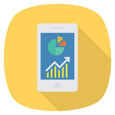 İş ve yönetim dairesi ikonu. akıllı telefon