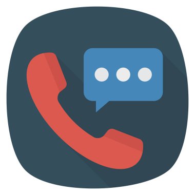 Arama merkezi & telefonu için İş Yönetimi Düz simgeleri