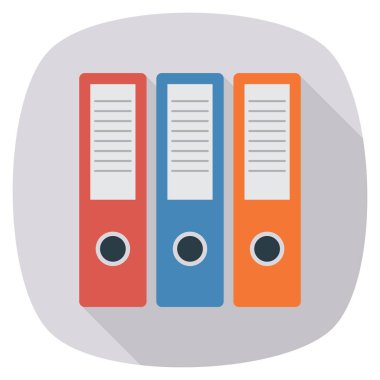 Arşiv & klasörü için İş Yönetimi Düz simgesi