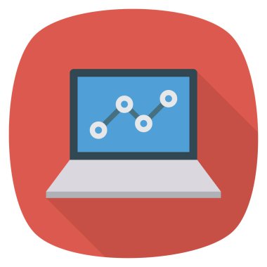 Grafiği & yükseltmek için İş Yönetimi Düz simgesi 