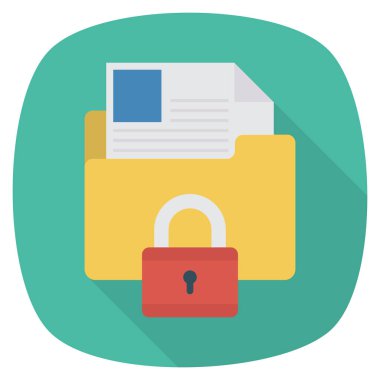 Dizin & belgesi için İş Yönetimi Düz simgesi 