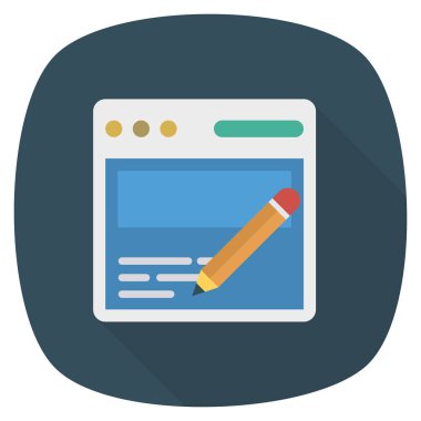 & Tarayıcı yaratmak için İş Yönetimi Düz simgesi 