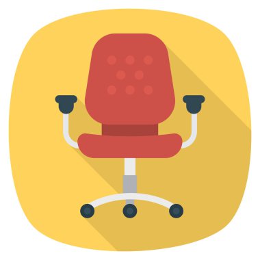 Ofis & boşluğu için İş Yönetimi Düz simgesi 