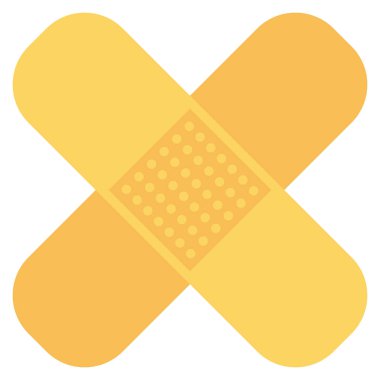 & Sağlık ve Sağlık Sağlığı Düz simgesi tıbbi koruma için