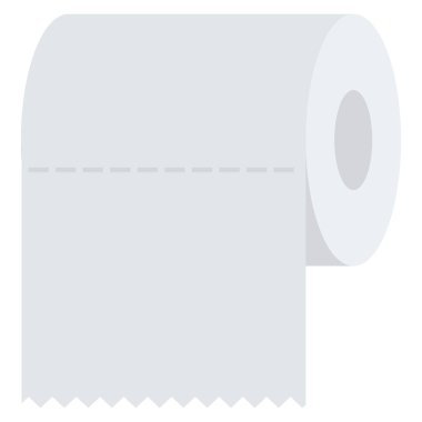 Tuvalet rulosu için sağlık & Fitness düz simgesi 