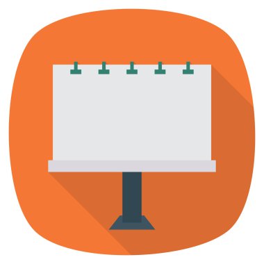 Pano & ilan panosu için İşletme Yönetimi Düz simgeleri 