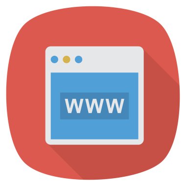 Web sayfası & penceresi için İş Yönetimi Düz simgeleri 