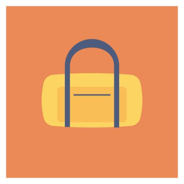 Spor ve bagaj için sağlık & Fitness düz simgesi