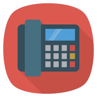 Arama ve konuşma için İş Yönetimi Düz simgesi 