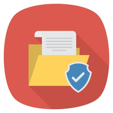 Dizin & belgesi için İş Yönetimi Düz simgesi