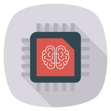 İşlemci & çipi için İşletme Yönetimi Düz simgesi