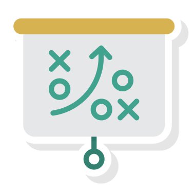 Strateji & planlama için İş Yönetimi Düz simgesi 