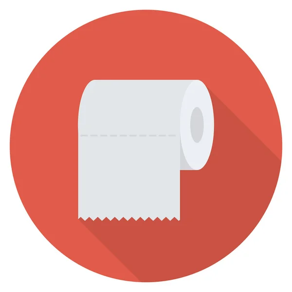 Gesundheits Fitness Flat Icons Für Roll Toilette — Stockvektor