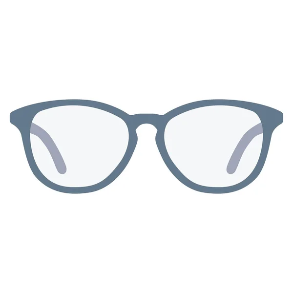 Zdrowie Fitness Płaska Ikona Okularów Okularów Przeciwsłonecznych — Wektor stockowy