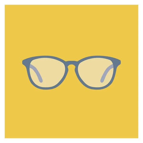 Health Fitness Flat Icon Sun Glasses Goggles — Stock Vector