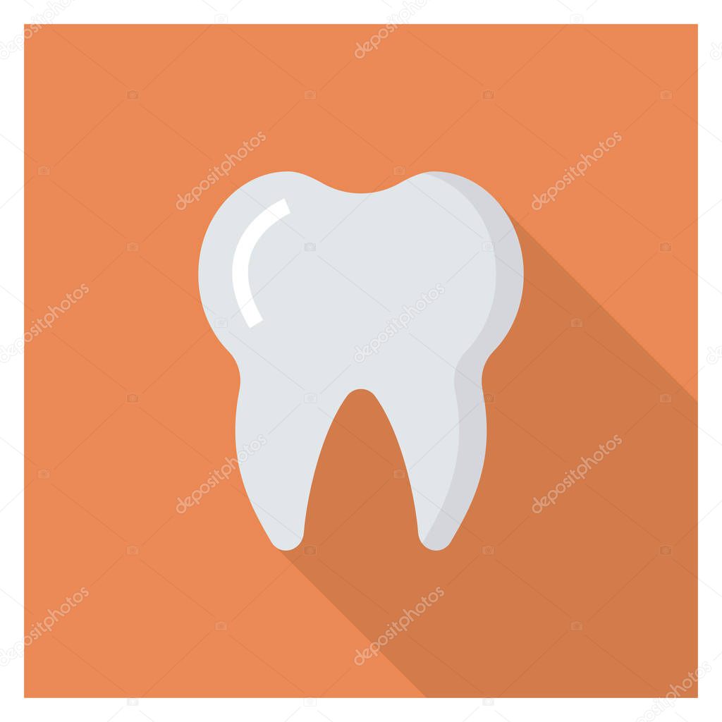 Health & Fitness flat icon  for dental  & oral 