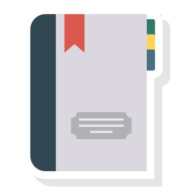 Yer imi & günlüğü için İş Yönetimi Düz simgesi 