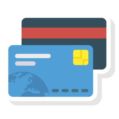 Ödeme & kartı için İşletme Yönetimi Düz simgesi