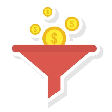 Filtre & sıralaması için İş Yönetimi Düz simgesi 