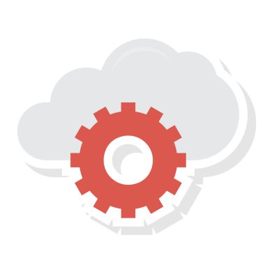 Vites & dişlisi için İş Yönetimi Düz simgesi 