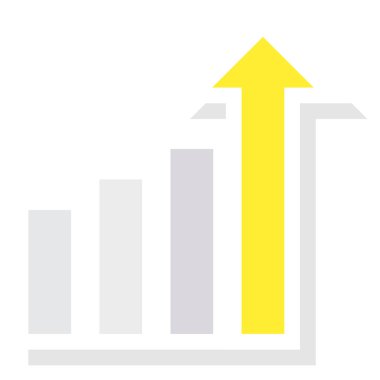 Çizelgeyi & yükseltmek için İş Yönetimi Düz simgeleri
