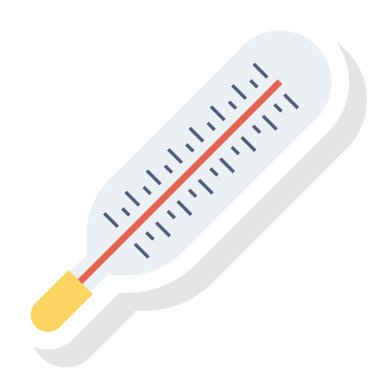 Ekipman & ölçümü için sağlık & Fitness düz simgesi