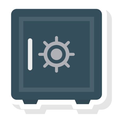 Dolap & korunması için İş Yönetimi Düz simgeleri