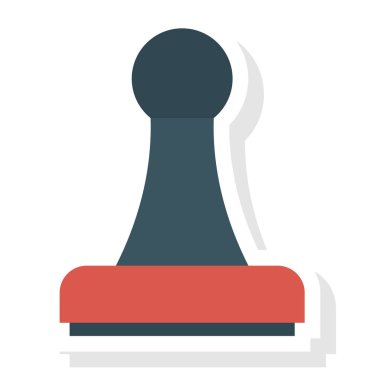 Onaylama ve çıkış için İş Yönetimi Düz simgeleri