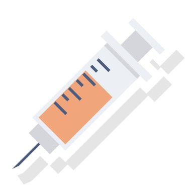 Sağlık ve Sağlık hizmetleri aşısı için & Düz ikon