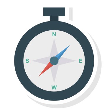 Yön ve seyahat için İş Yönetimi Düz simgeleri