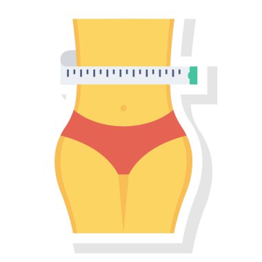Sağlıklı & yaşam için sağlık & Fitness düz simgesi 