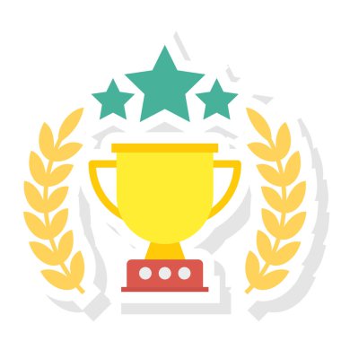 Fincan & başarısı için İş Yönetimi Düz simgeleri 