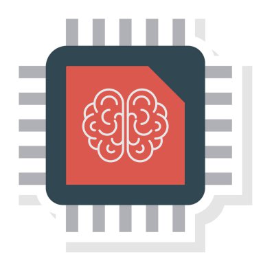 Cpu & çipi için İşletme Yönetimi Düz simgeleri