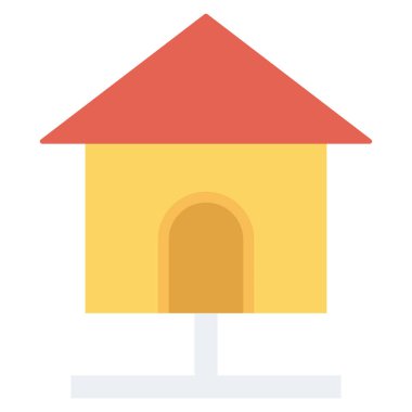 Ev & ağı için düz simgeler sunuluyor