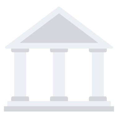 İnsan kaynakları yassı ikonu, vektör. banka