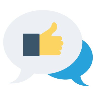 İnsan Kaynakları Düz simgesi, başparmak simgesi 